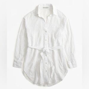 Small Abercrombie & Fitch Cotton Beach Swim Cover up NWT